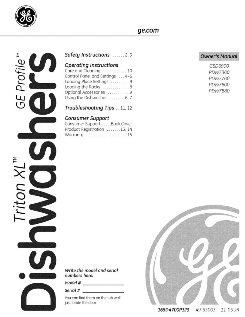 GE Triton XL GSD6900 Series User manual