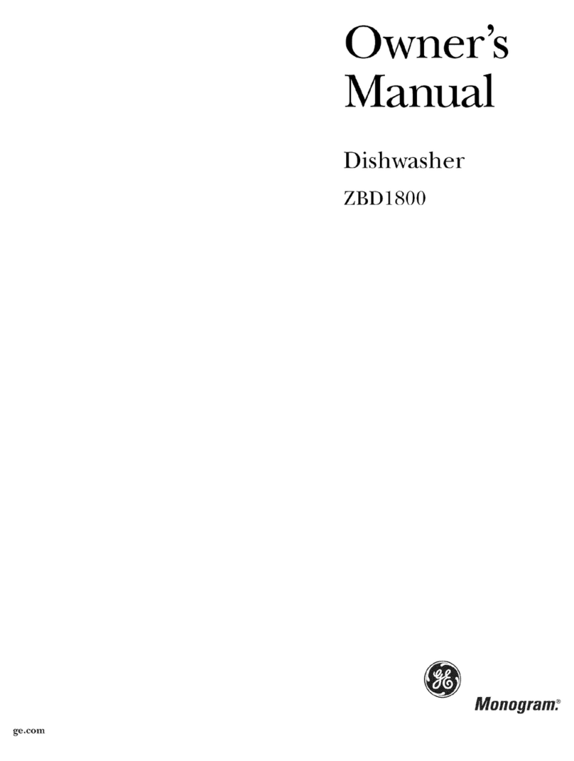 GE Monogram ZBD 1800 User manual GE Monogram ZBD 1800 User manual