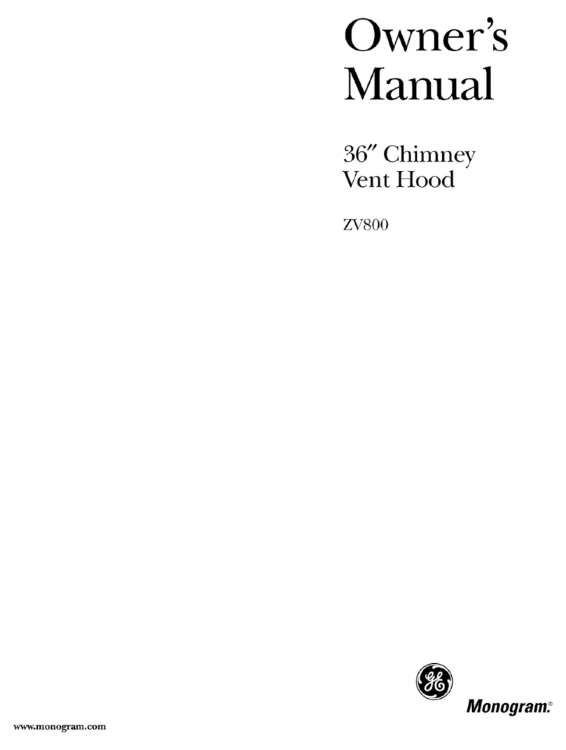 GE Monogram ZV800 User manual