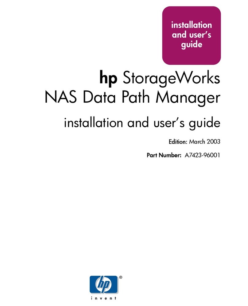 HP StorageWorks 8000 - NAS Installation and user guide