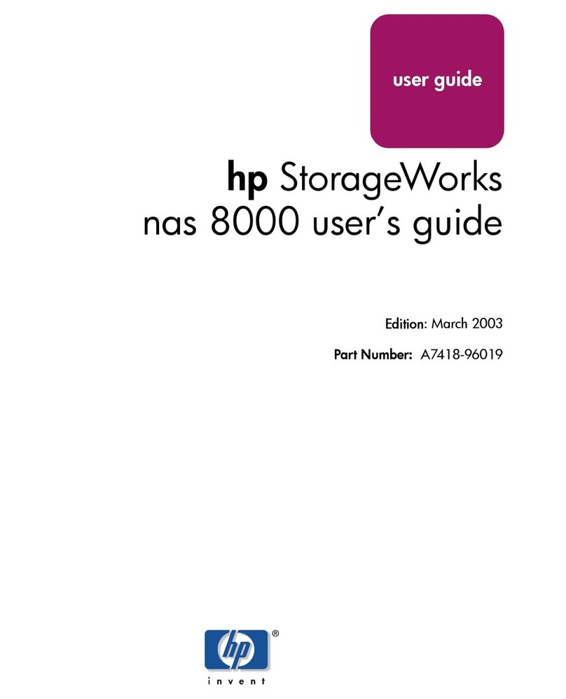 HP StorageWorks 8000 - NAS User manual