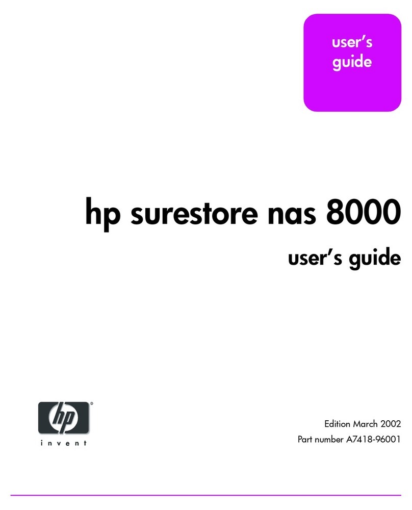HP StorageWorks 8000 - NAS User manual