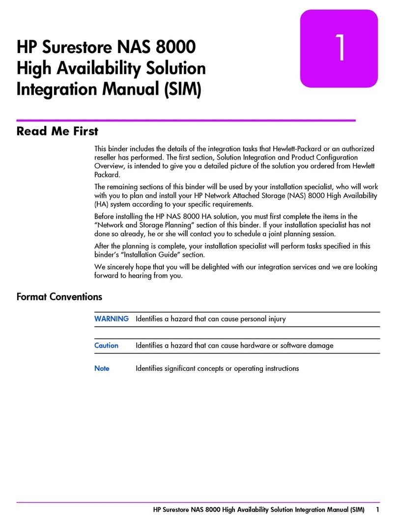 HP StorageWorks 8000 - NAS Installation guide