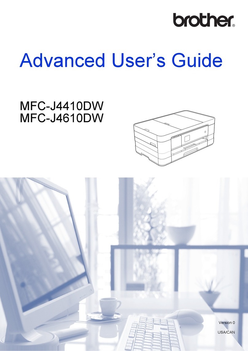 Brother MFC-J4410DW Assembly instructions