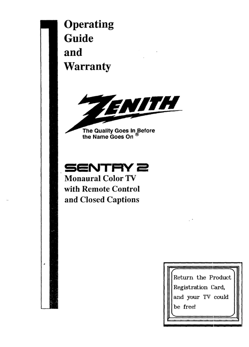 Zenith Sentry 2 Series Operating guide & warranty