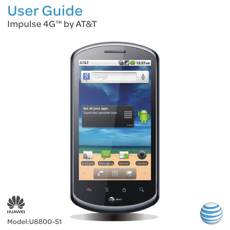 Huawei Impulse 4G AT&T U8800-51 User manual Huawei Impulse 4G AT&T U8800-51 User manual