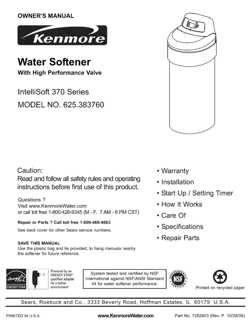 Kenmore 625.383760 User manual