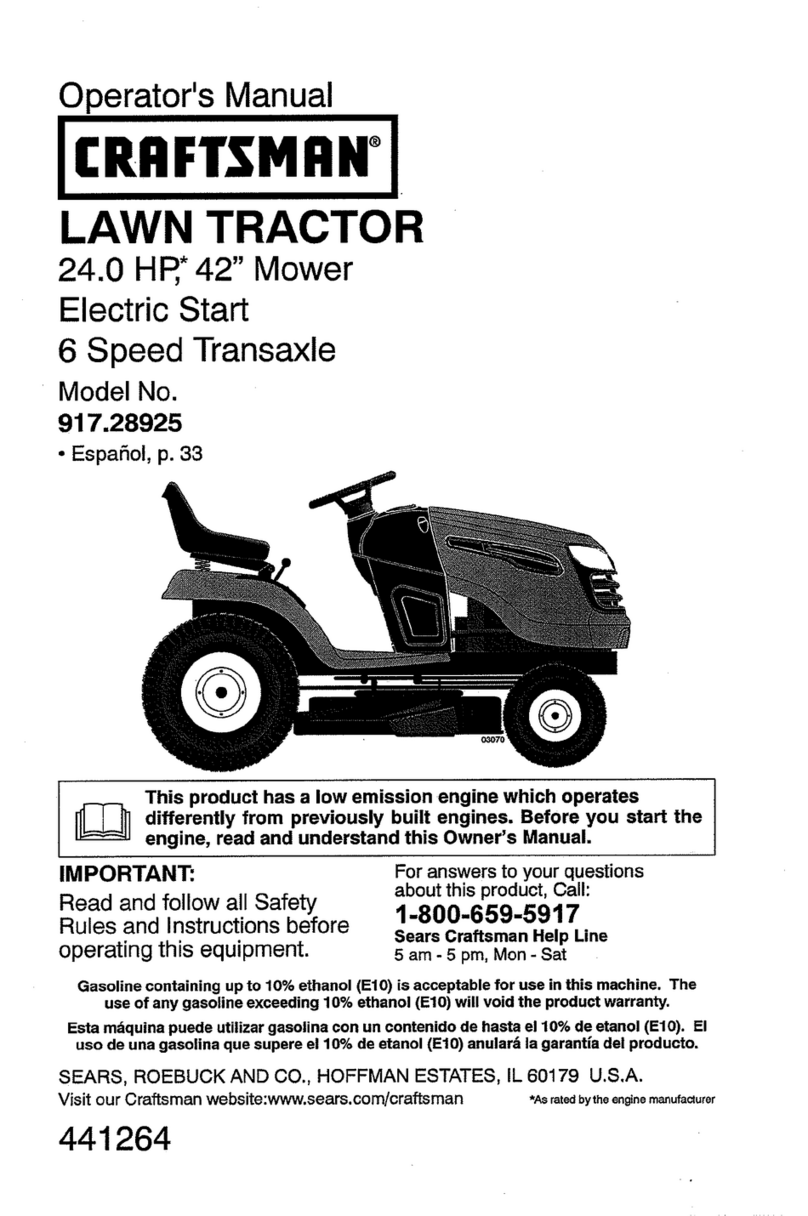 Craftsman 917.28925 Operator's manual