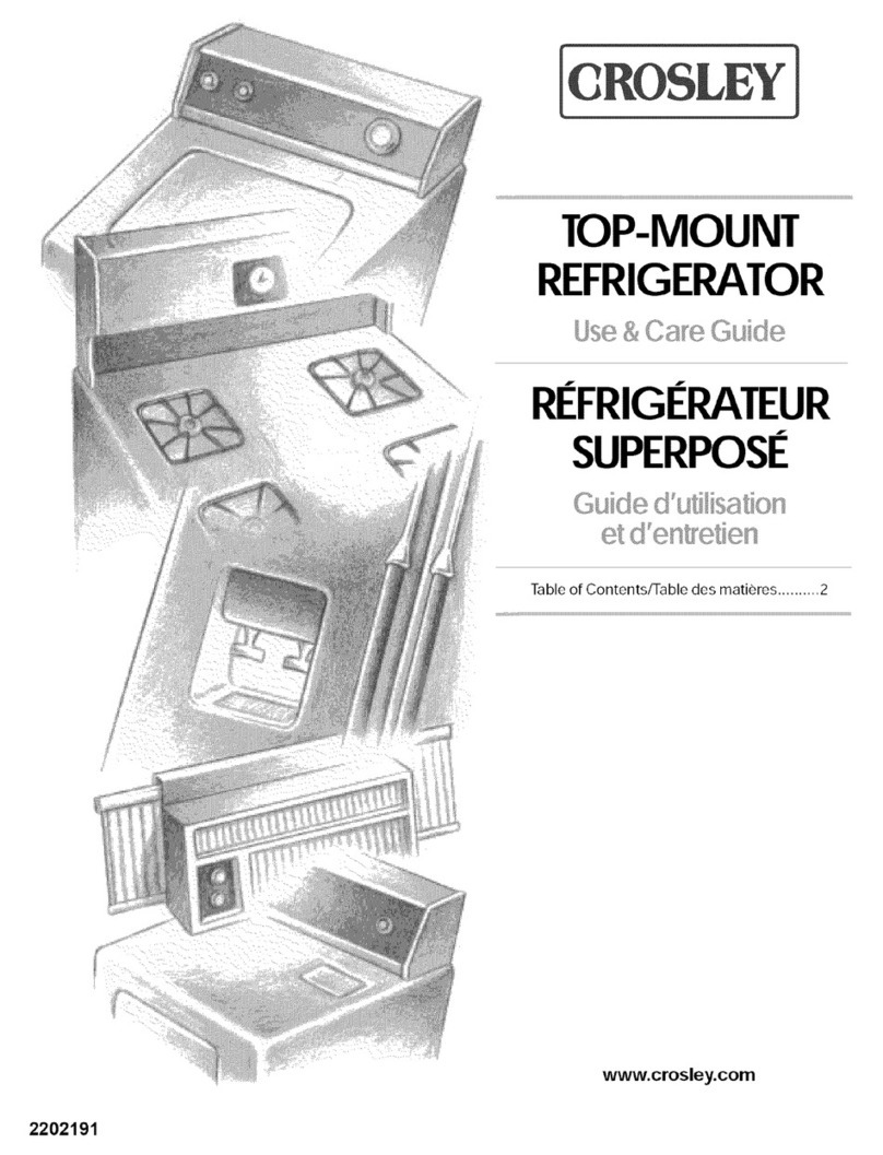 Crosley CT14NKXJW00 User manual Crosley CT14NKXJW00 User manual