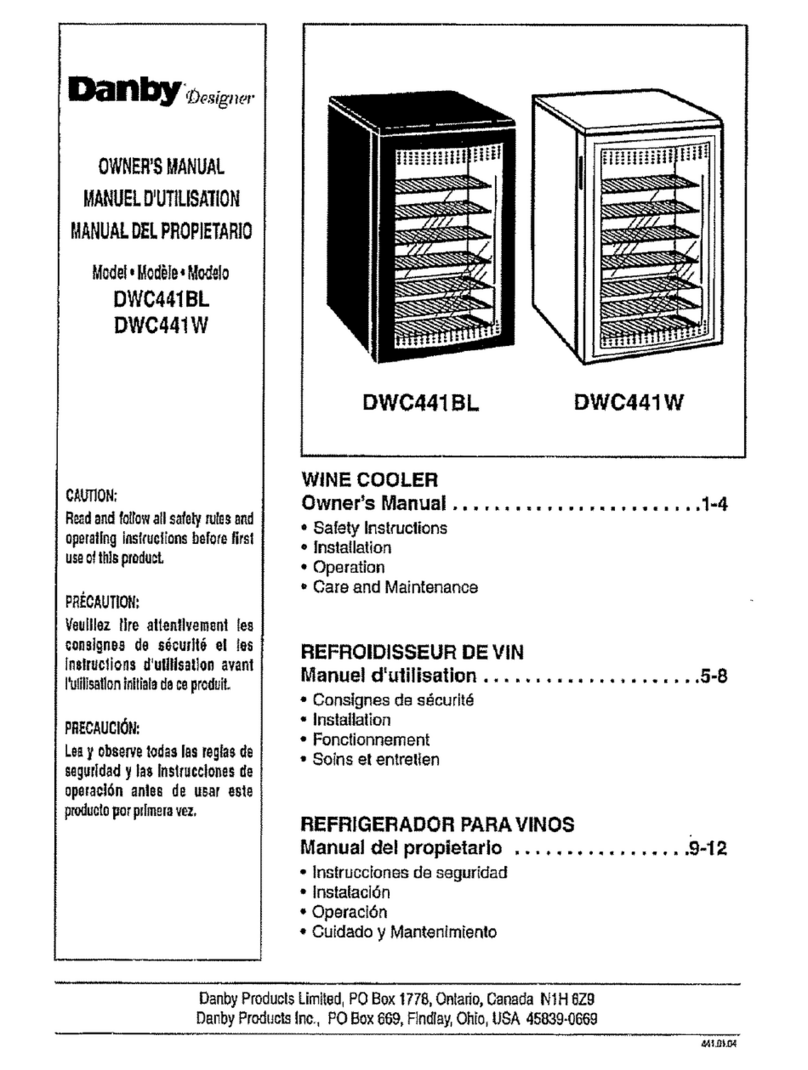 Danby Designer DWC441W User manual