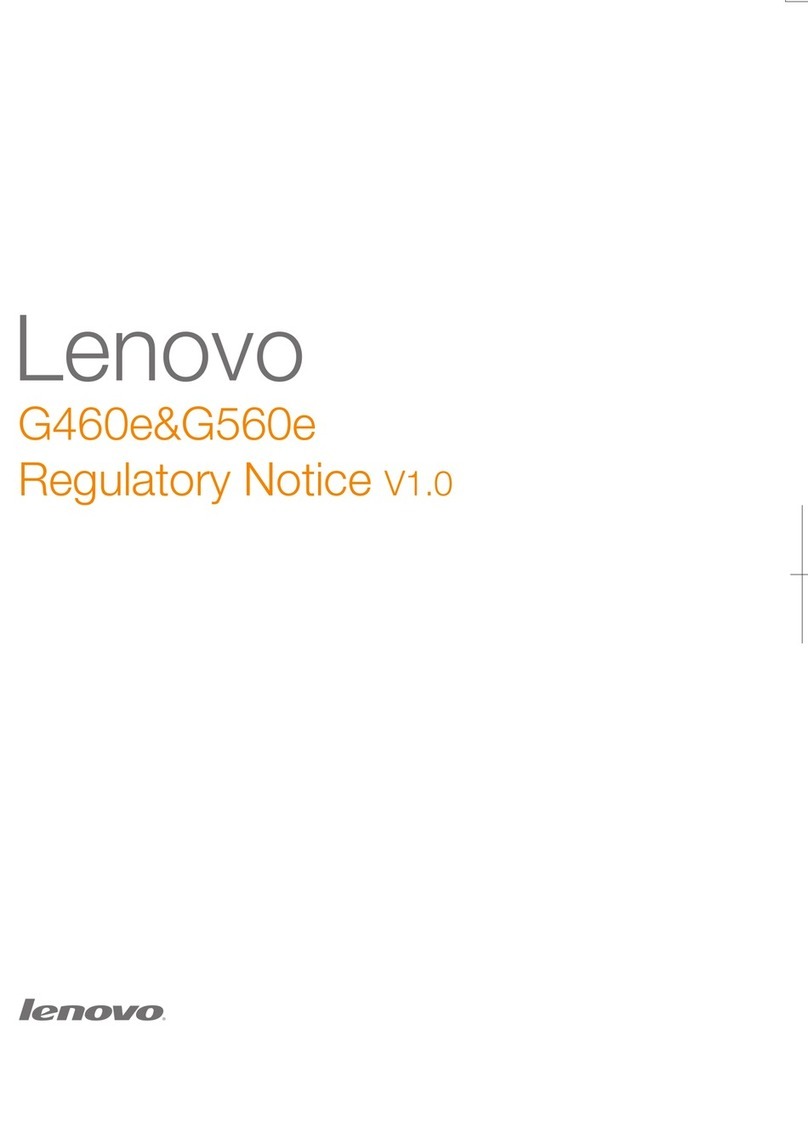 Lenovo G460e Notice