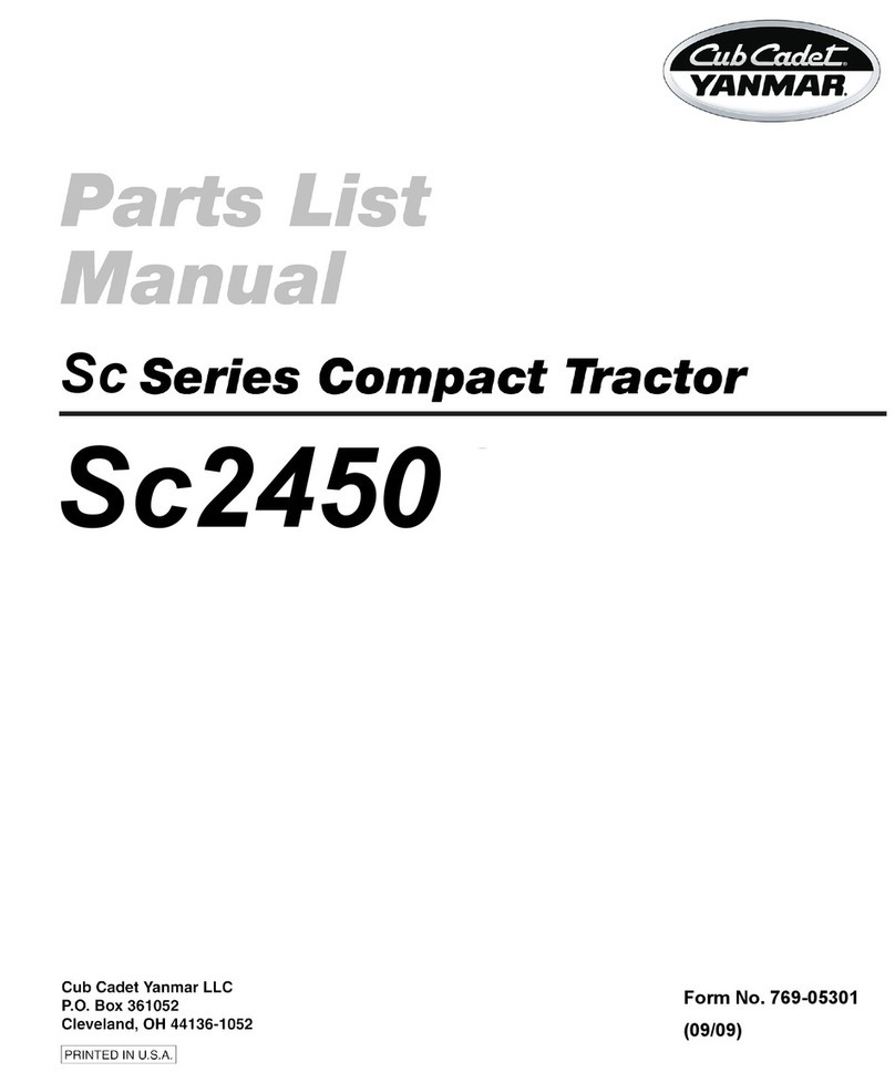 Cub Cadet SC2450 Datasheet
