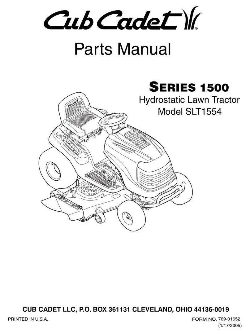 Cub Cadet SLT1554 parts manual