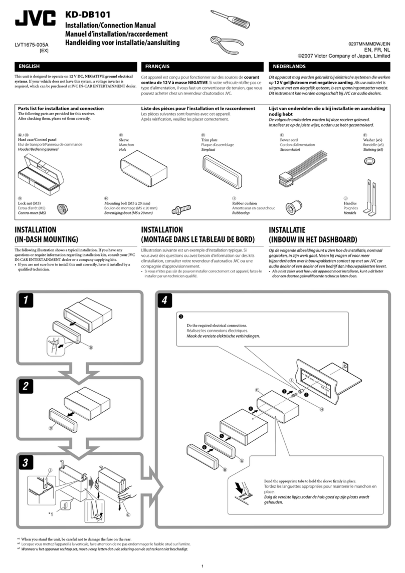 JVC KD-DB101 User manual