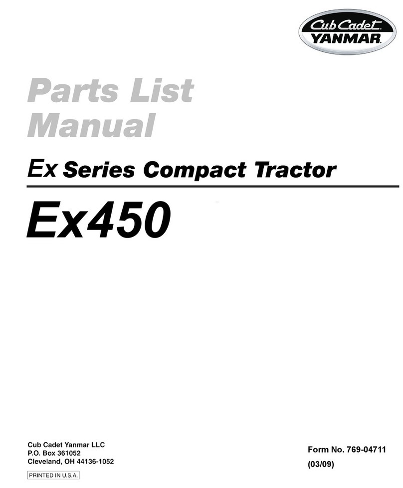 Cub Cadet Yanmar Ex450 Datasheet