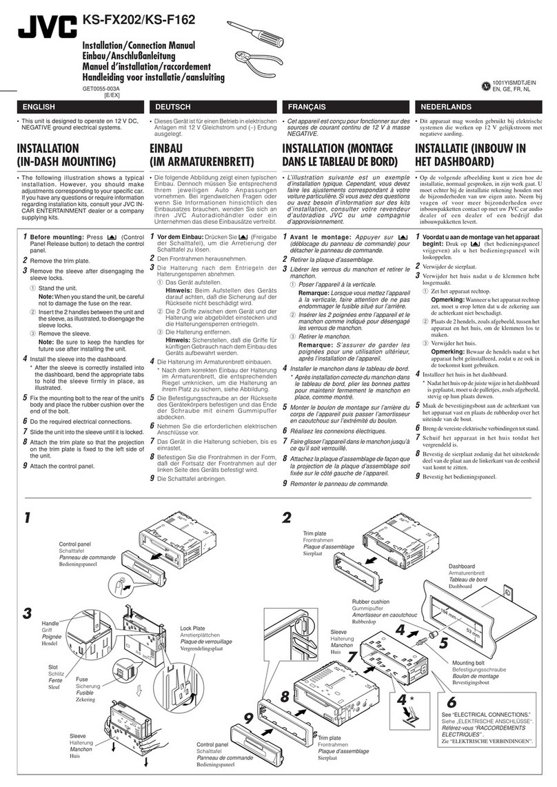 JVC KS-F162 User manual