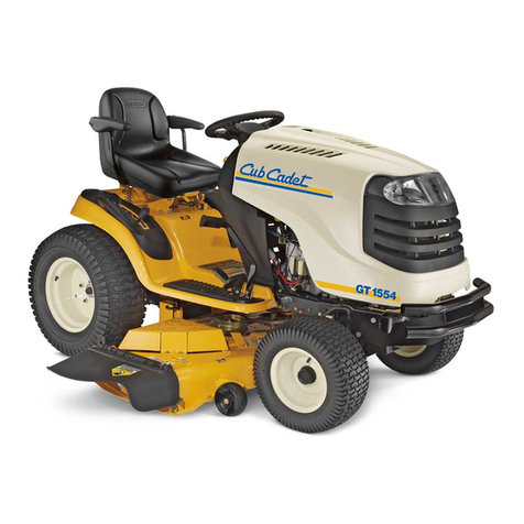Cub Cadet GT1554 User manual