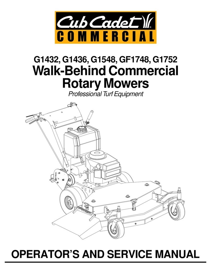 Cub Cadet Commercial G1432 Operator's and service manual Cub Cadet Commercial G1432 Operator's and service manual