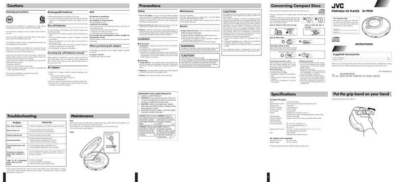 JVC XL-PR2B user guide