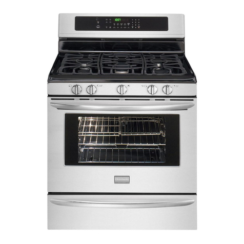 Frigidaire FGGF3056KF - 30' Gas Lery SS Group User manual