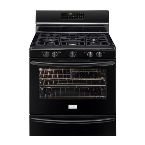 Frigidaire FGGF3054KB - Gallery - Convection Gas Range User manual