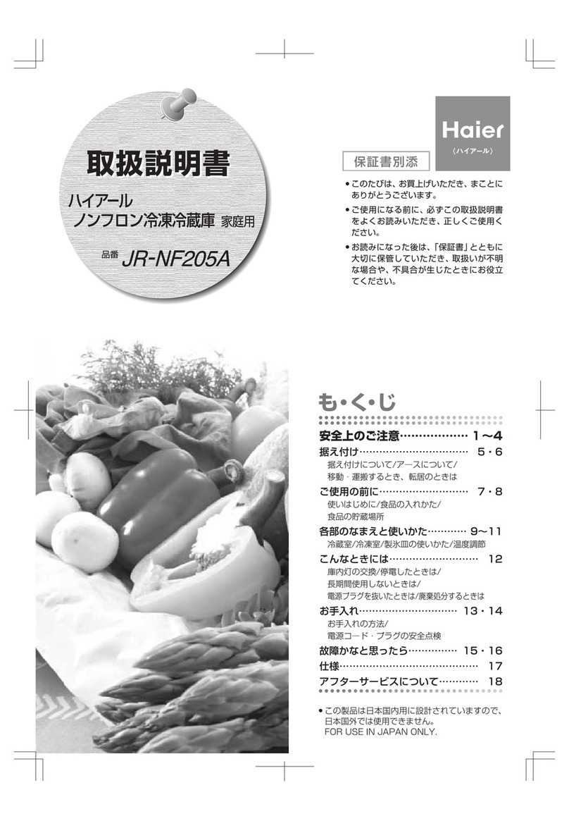 Haier JR-NF205A User manual Haier JR-NF205A User manual