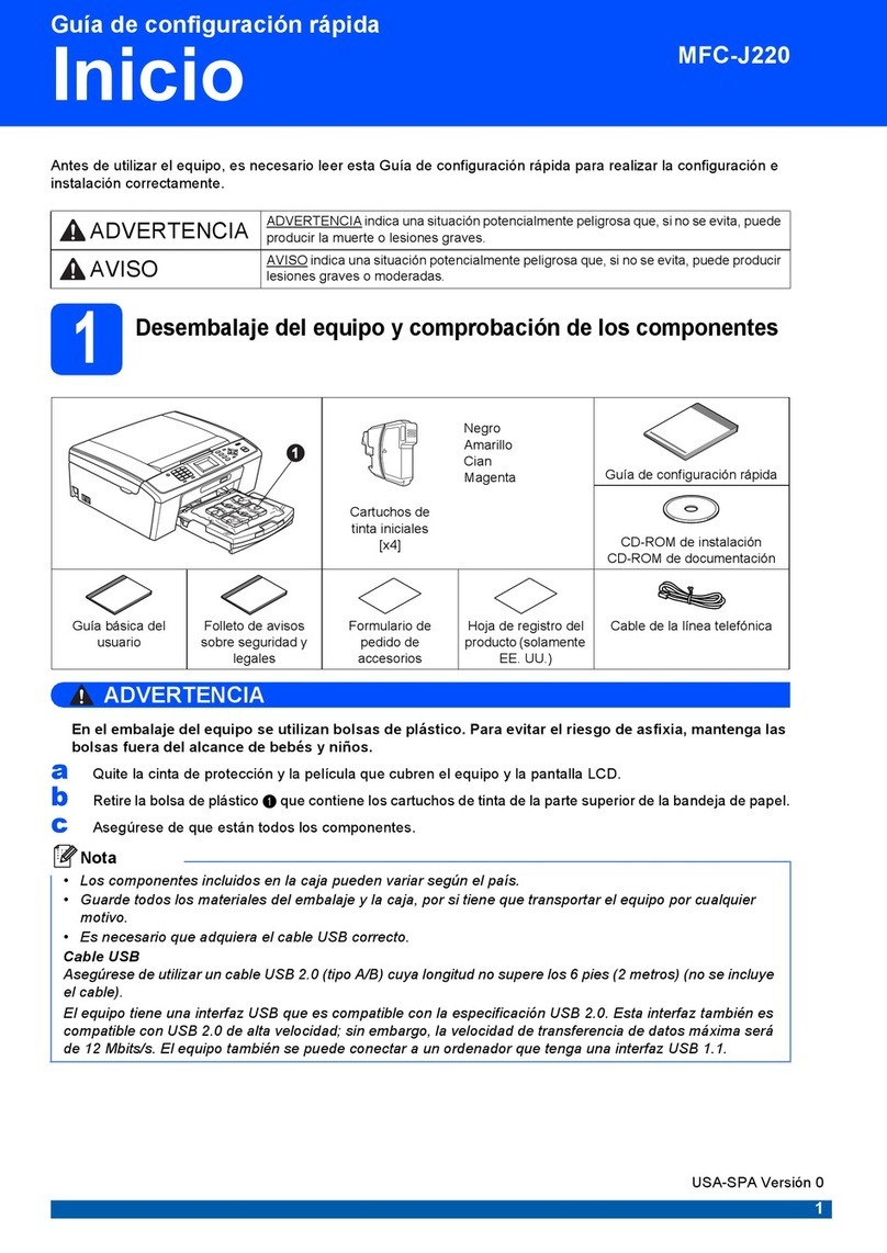Brother MFC-J220 User manual