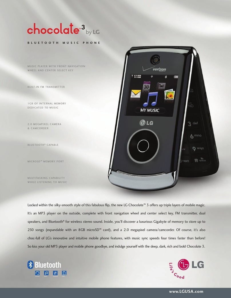 LG VX8560 User manual