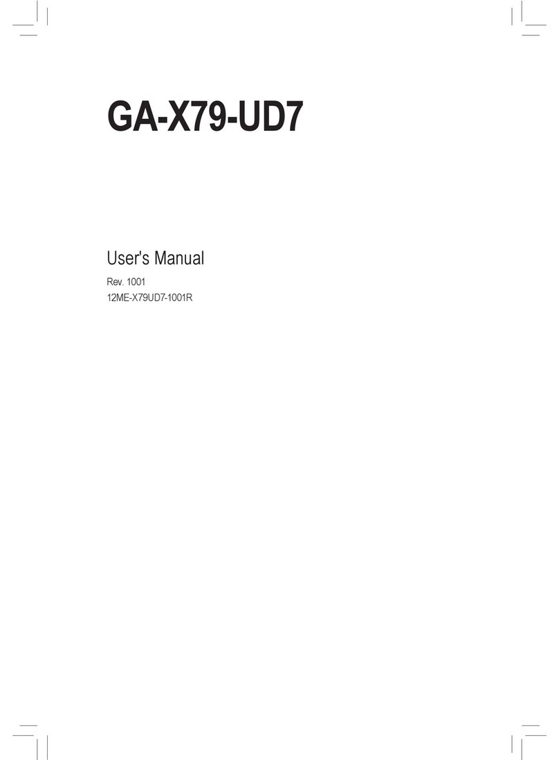 Gigabyte GA-X79-UD7 User manual