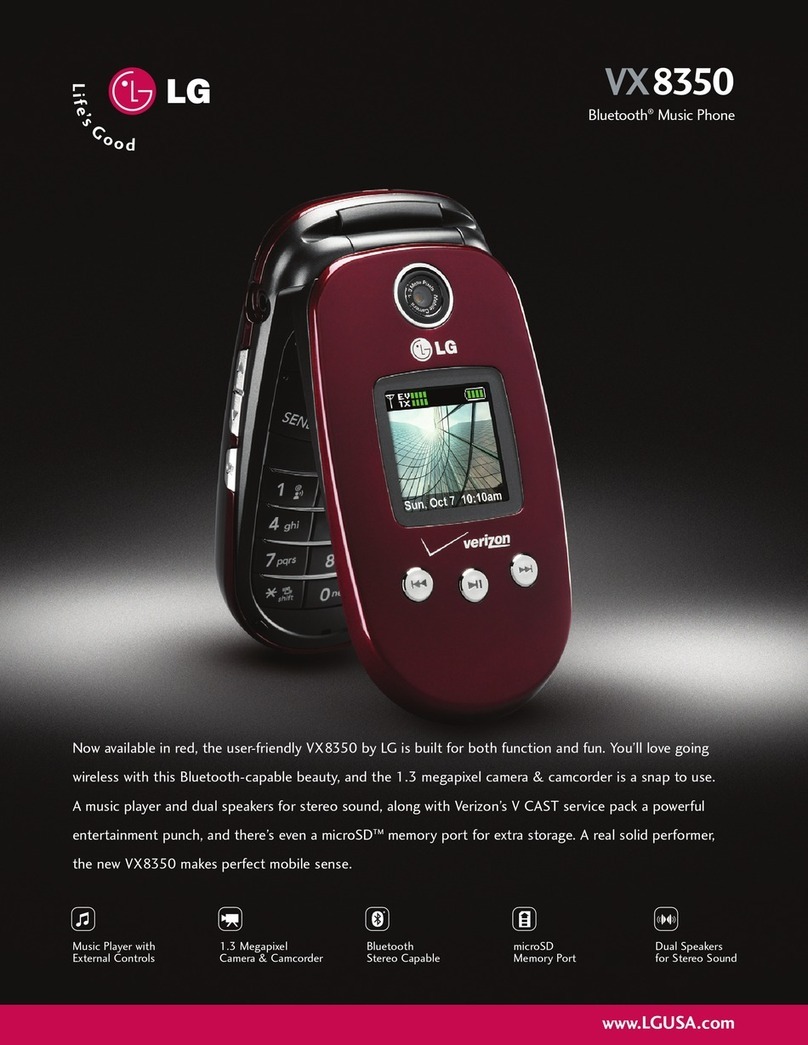 LG VX8350 Specifications
