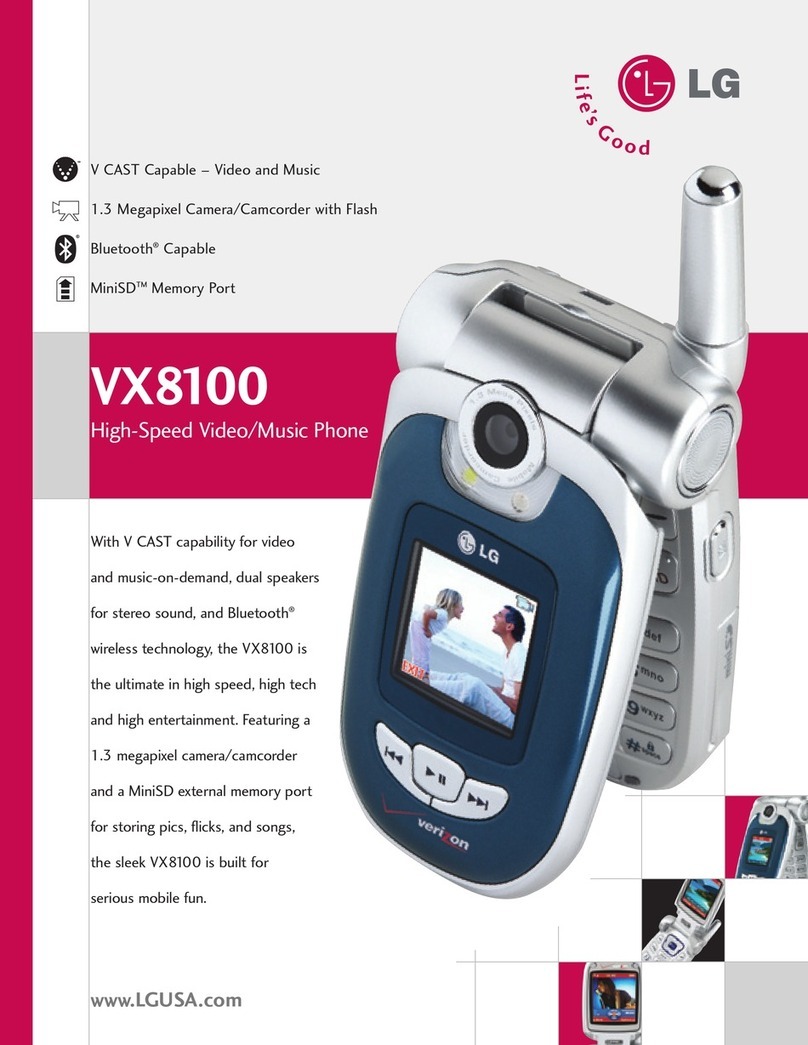 LG VX8100 User manual