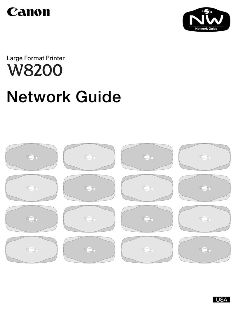 Canon W8200 Installation and maintenance instructions