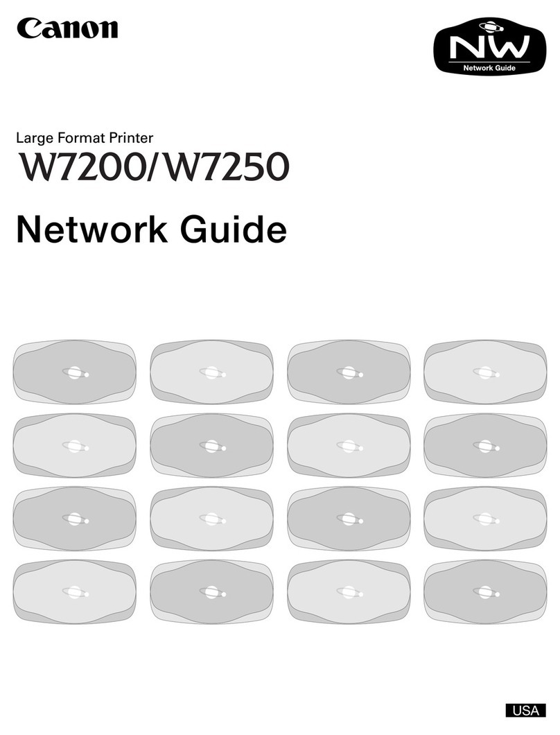 Canon imagePROGRAF W7200 Network guide