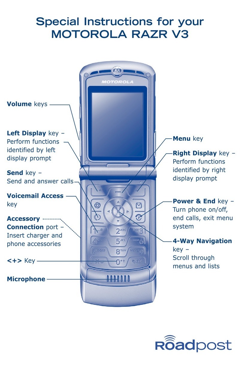 Motorola V3 User manual