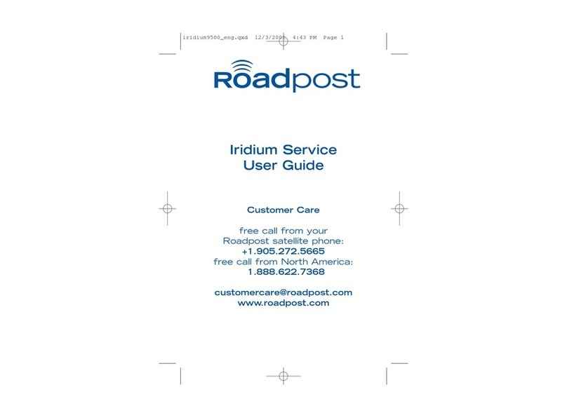 Iridium Iridium Service User manual