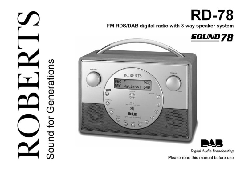 Roberts SOUND RD-78 User manual