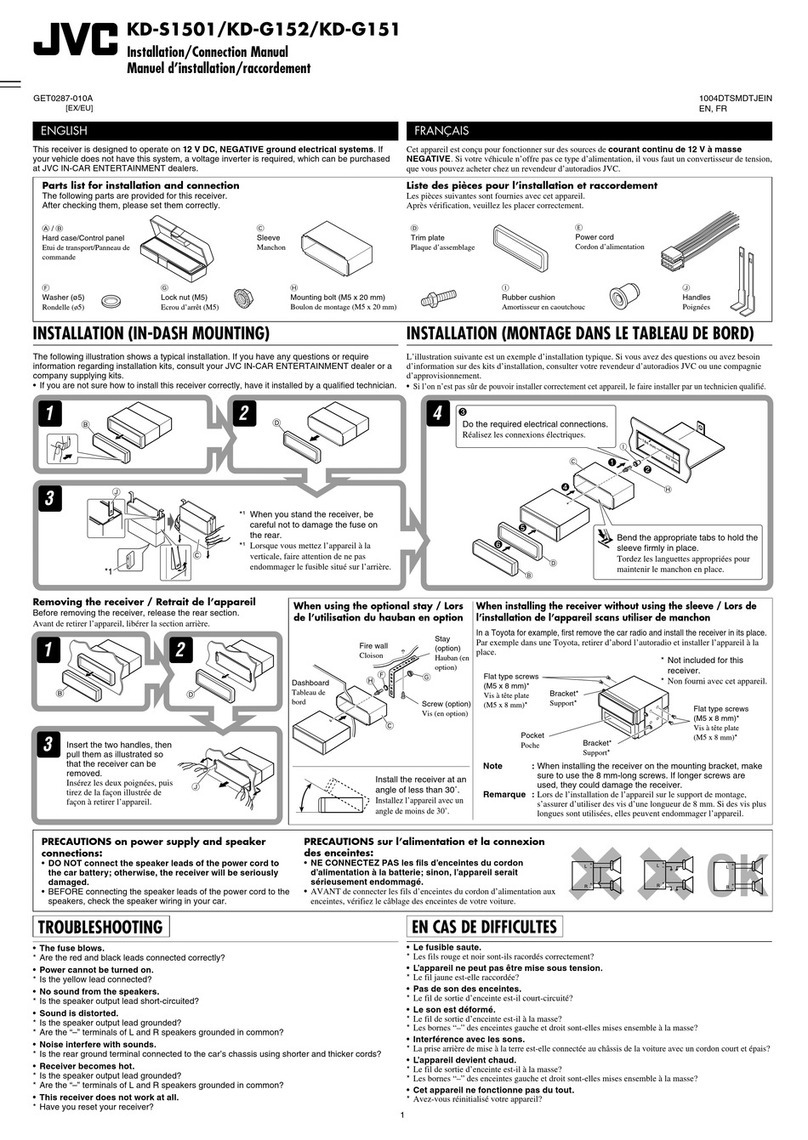 JVC KD-G151 Guide