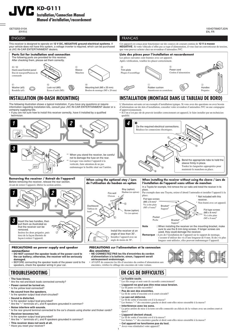 JVC KD-G111 Guide