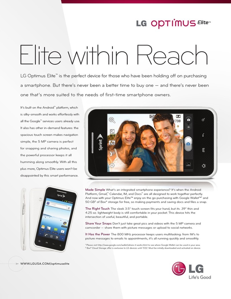 LG LS696 User manual