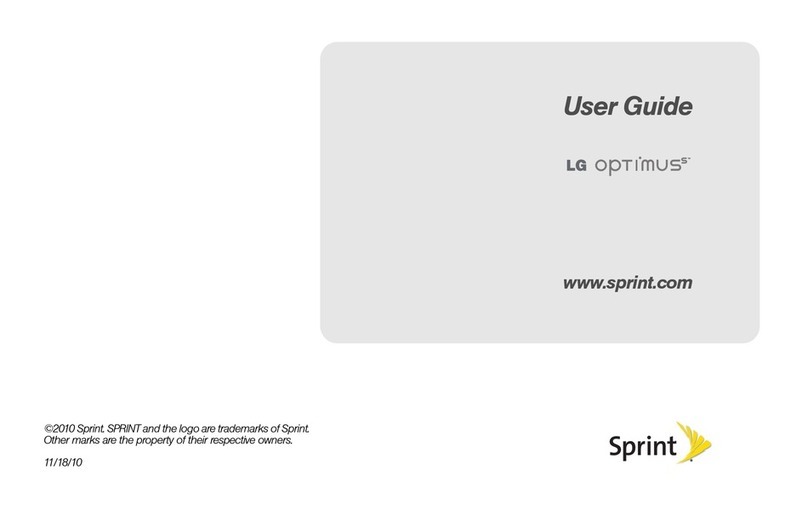 LG LS670 Gray User manual