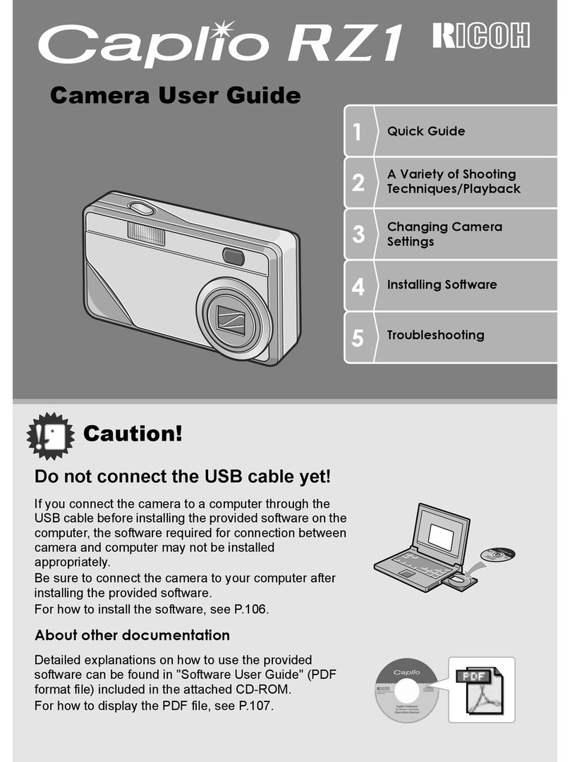 Ricoh Caplio RZ1 User manual Ricoh Caplio RZ1 User manual