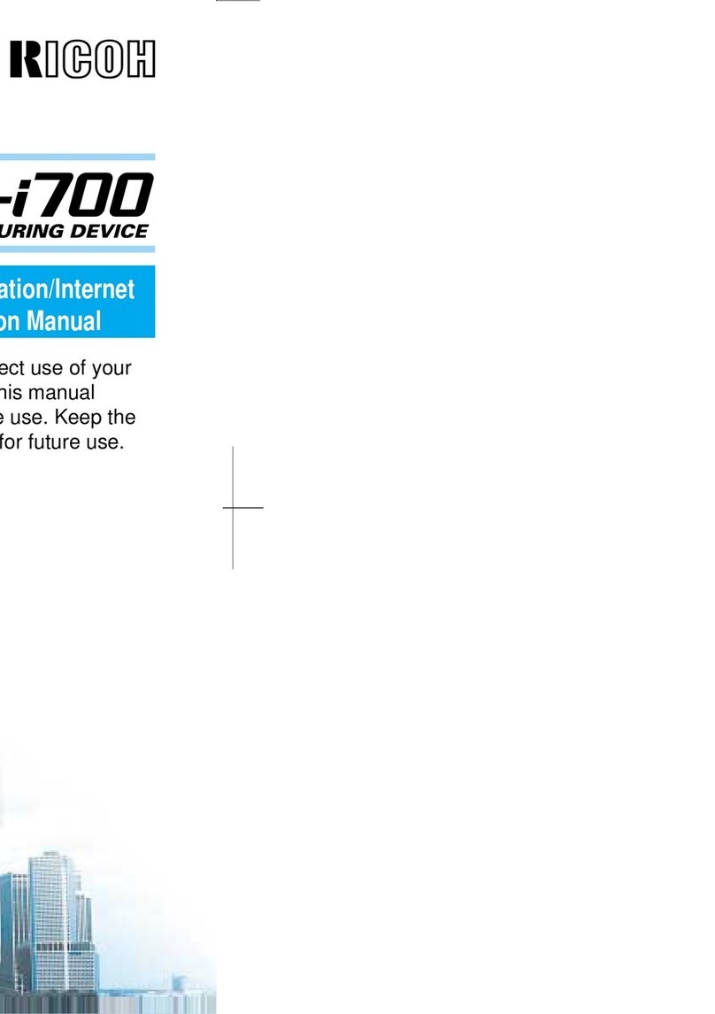 Ricoh RDC-I700 User manual