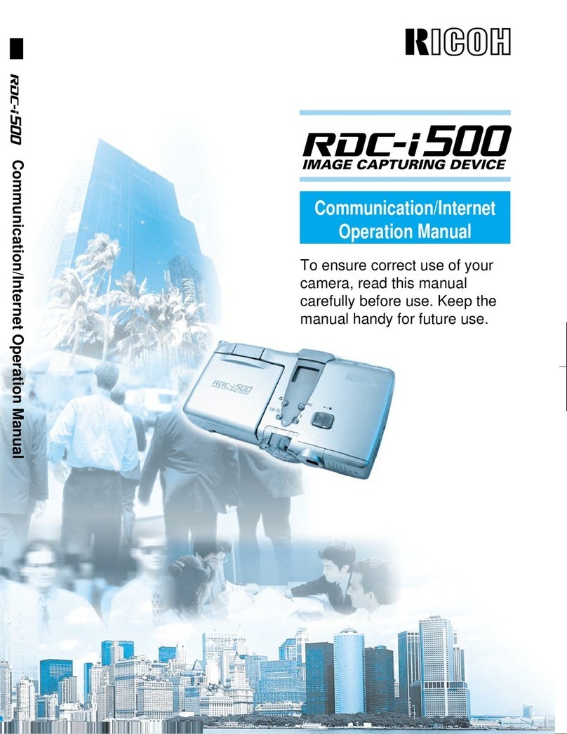 Ricoh RDC-i500 User manual Ricoh RDC-i500 User manual