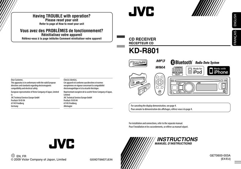 JVC KD-R801 User manual