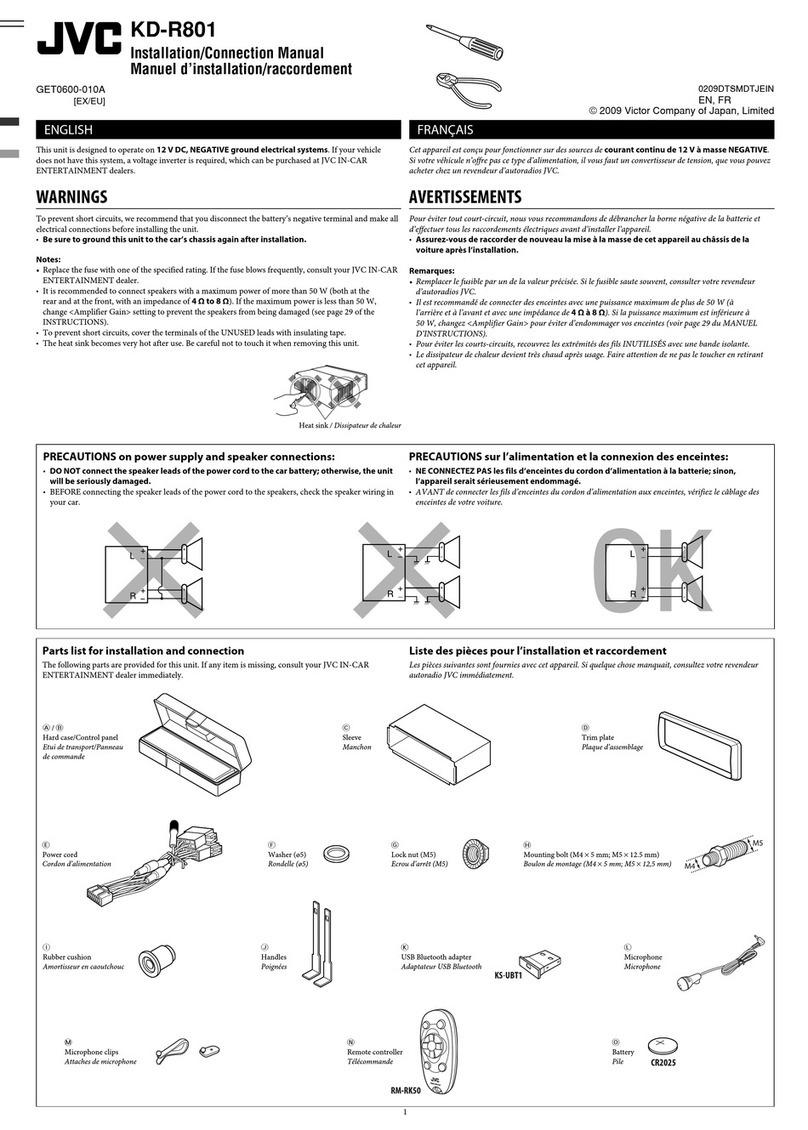 JVC KD-R801 Guide