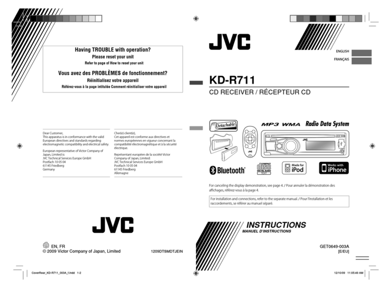 JVC KD-R711 User manual