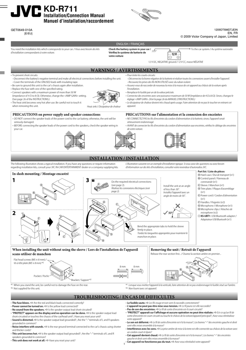 JVC KD-R711 Guide