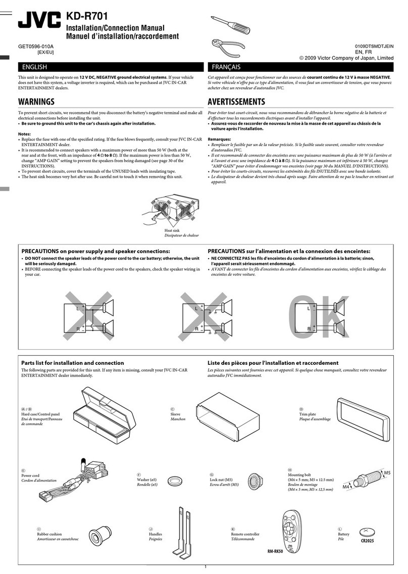 JVC KD-R701 Guide