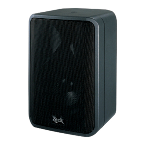 Zeck Audio F-Serie compact owner's manual