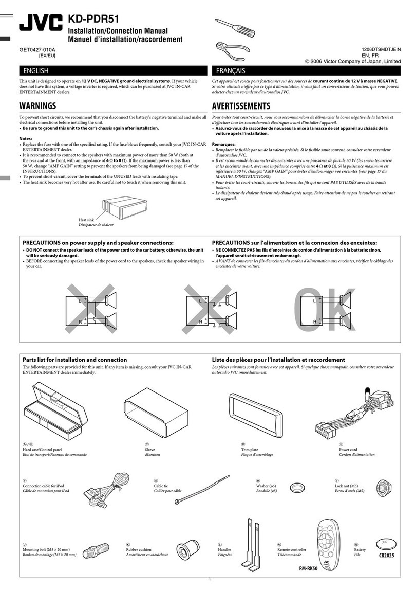 JVC KD-PDR51 Guide